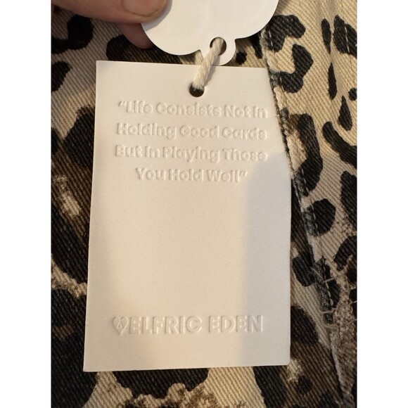 Aelfric Eden Leopard Jeans Size 34 Unisex Sizing Wide Leg - Picture 14 of 16